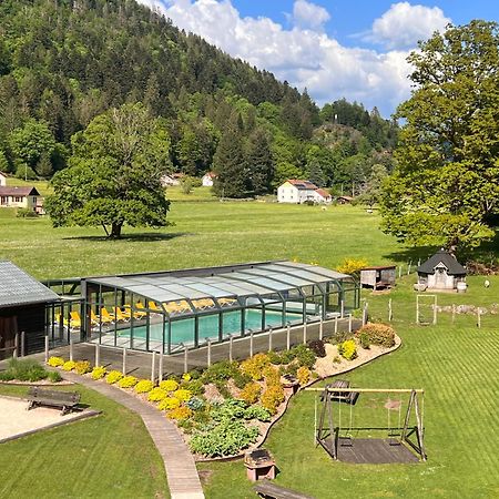 Gite Roche Des Ducs Avec Piscine Toute L'Annee, Spa, Sauna, Hammam Rochesson Dış mekan fotoğraf